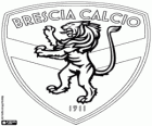 Insigne de Brescia Calcio. Club de soccer de Brescia, ville en Lombardie