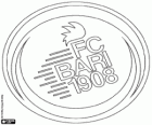Logo du FC Bari 1908. Club de football de la ville de Bari, ville des Pouilles