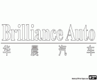 Logo de Brilliance Auto. Marque de voitures de Chine