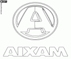 Logo de Aixam, marque française de voiturettes, voitures sans permis