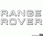 Logo de Range Rover, voiture de luxe SUV du Royaume-Uni