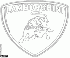 Logo de Lamborghini, marque de voitures de sport de luxe italienne