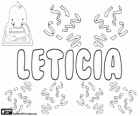 Leticia, nom d'origine latine, dérivé de Laetitia. Sa signification est Joie