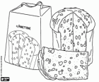 Panettone, un dessert traditionnel de Noël, originaire de Milan, Italie