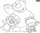 Trois amis, Pororo, Poby et Crong
