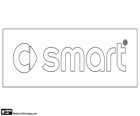 Logo de Smart, marque allemande de petites voitures