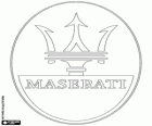 Logo de Maserati, marque italienne de voitures de luxe