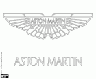 Logo d'Aston Martin, fabricant britannique de voitures de sport de luxe