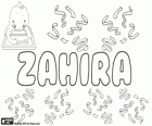 Zahira, nom d'origine arabe. Sa signification est brillant