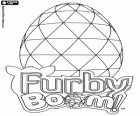 Logo de Furby Boom avec un oeuf virtuel Furby Furblings