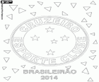 Cruzeiro de Belo Horizonte, champion du championnat de football brésilien en 2014. Brasileirão 2014