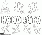 Honorato, nom d'origine latine. Vient de Honoratus, sa signification est honorable