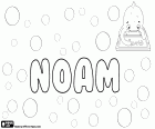 Noam, nom d'origine hébraïque. Est la forme masculine du nom hébreu No'omi, Naomi ou Noemi