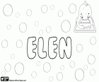 Elen, nom gallois pour fille. Variante de Ellen et Helen