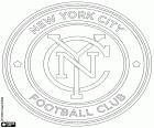 Logo du New York City FC, Club de football de la MLS dans la ville de New York