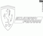 Emblème de l'écurie italienne de formule 1 Ferrari