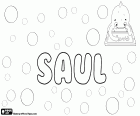 Saül, nom dans de nombreuses langues. Saul, nom d'origine hébraïque, dérivé de Sa'ul