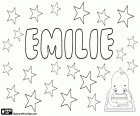Émilie, nom féminin dans de nombreuses langues. Emilie, nom d'origine latine, dérivé de Aemilia