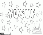 Yusuf, nom d'un prophète dans le Coran. Yusuf, certaines de ses variantes sont Yosef et Yusef
