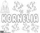 Kornelia, variante de Cornelia. Nom d'origine latine, dérivé de Cornelius. Kornelia, nom en allemand, polonais, slovaque et hongrois