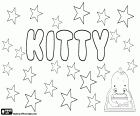 Kitty, nom de jeune fille avec des origines différentes. Kitty, nom d'origine irlandaise dérivée de Katherine. Kitty, diminutif de noms comme Kathy, Katey et Karen