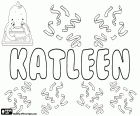Katleen, nom de jeune fille en anglais. Katleen, variante de noms comme Kathleen, Catherine et Katherine