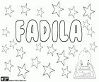 Fadila, nom d'origine arabe. Fadila, variante de Fasheela et Fazila. C'est le féminin de Fadil, sa signification est vertueuse