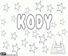 Kody, nom unisexe, variante de Cody, nom d'origine anglais, irlandais et gaélique