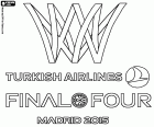 Logo de Final Four Madrid 2015 Euroligue de basket-ball