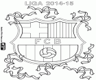 FC Barcelone, le Barça, champion de football 2014-2015 de la ligue espagnole