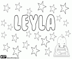 Leyla, variante de Leila, Laila et Layla parmi d'autres. Leyla, nom de jeune fille, sa signification est beauté de nuit