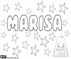 Marisa, nom de jeune fille avec diverses origines. Marisa, nom en anglais, espagnol, portugais et italien. Marisa et Marissa, nom d'origine latine, dérivé de Maris qui signifie "de la mer". Marisa est également utilisée comme des variantes de composés de noms tels que María Isabel et Maria Luisa