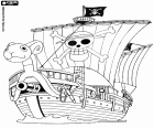 Le premier bateau de Luffy et les Pirates de Chapeau de Paille est la caravelle appelée Vogue Merry ou Going Merry