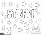 Steffi, variante de Steffie. Les deux sont des diminutifs de Stefanie ou Stephanie, noms en allemand