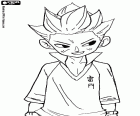 Axel Blaze est le légendaire attaquant, le meilleur joueur de l'équipe de l'Institut Raimon. Inazuma Eleven