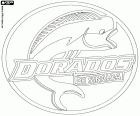Logo de Club Social y Deportivo Dorados de Sinaloa, club de football mexicain, mieux connu sous le nom les Dorados de Sinaloa ou les Dorados