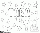 Tara, prénom féminin avec des significations différentes et origines. Tara, nom d'origine gaélique, sa signification est étoile. Tara, nom d'une déesse hindoue et un Bouddha féminin. Tara, diminutif de Tamara. Tara a variantes et Tarah et Taralyn entre autres