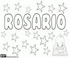 Rosario, prénom féminin en espagnol et en Portugais. Rosario, nom qui vient de la dévotion mariale, dérivé du rosarium Latin mot. Rosario, nom masculin en Italien
