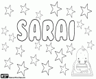 Saraï, prénom féminin d'origine biblique. Saraï ou Saray, nom d'origine de l'épouse d'Abraham jusqu'à ce que Dieu change son nom pour Sarah