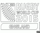 Logo de la Coupe du monde de Rugby 2015. Le tournoi sera en Angleterre et au pays de Galles du 18 septembre au 31 octobre