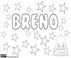 Breno, nom de l'enfant nom portugais, dérivé de Brennus