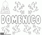 Domenico, nom italien de garçon. Domenico, variante de Dominico, nom d'origine latine, dérivé de Dominicus