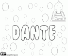 Dante, nom masculin d'origine latine. Dante, abréviation du nom antique Durante. Dante, à l'origine un nom italien qui est actuellement utilisé dans de nombreuses langues