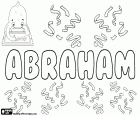 Abraham, nom pour garçon dans de nombreuses langues. Abraham, nom d'origine hébraïque, dérivé de Avraham qui signifie père de beaucoup, nom de la tradition biblique, nom du patriarche Abraham