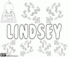 Lindsey, nom utilisé pour les filles et les garçons, est aussi un patronyme. Lindsey, nom d'origine anglaise, variante de Lindsay, provient d'un ancien toponyme anglais