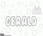 Gerald, nom masculin d'origine germanique, dérivé de Gairowald. Nom utilisé en anglais et en allemand. Il est également utilisé en Français écrit comme Gérald