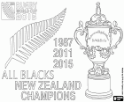 L'équipe de Nouvelle-Zélande de rugby, les All Blacks sont les champions de la Coupe du monde de rugby 2015 répéter le titre de 2011. La Nouvelle-Zélande a joué la finale contre l'Australie et le résultat a été de 34-17. Le joueur Dan Carter a été choisi l'homme du match dans sa dernière participation avec les All Blacks. La Nouvelle-Zélande est le premier triple champion de la Coupe du monde, Web Ellis Cup: 1987, 2011 et 2015