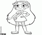 Star Butterfly est une princesse magique de la dimension Mewni qui est envoyée à la planète terre comme une étudiant d'échange