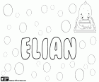 Elian, nom pour enfant d'origine latine, provient du nom romain Élien