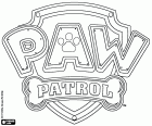 Le logo original en anglais de la série d'animation Paw Patrol, La Pat’ Patrouille